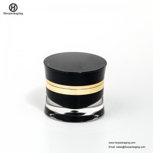 HXL217 luksuriøs, rund akryl kosmetisk krukke