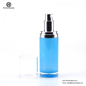 HXL312 Tom akryl, airless creme og Lotion Flaske, kosmetisk emballage, hudplejebeholder