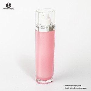 HXL319 Tom akryl, airless creme og Lotion Flaske, kosmetisk emballage, hudplejebeholder