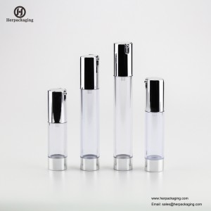 HXL421A Tom akryl, airless creme og Lotion Flaske, kosmetisk emballage, hudplejebeholder