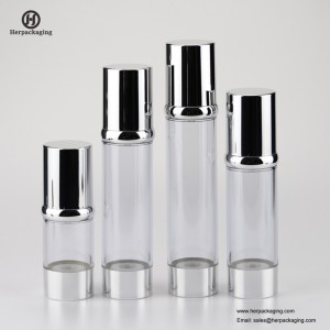 HXL4210 Tom akryl, airless creme og Lotion Flaske, kosmetisk emballage, hudplejebeholder